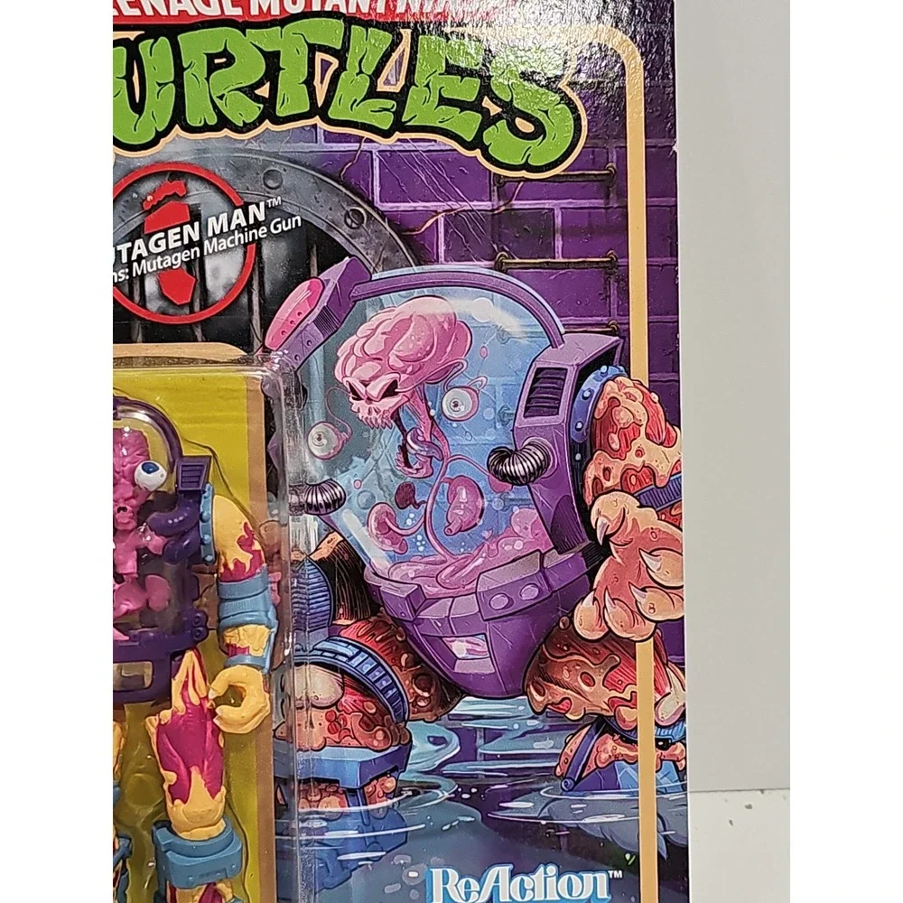 Reaction Super7 Teenage Mutant Ninja Turtles Mutagen Man 3.75 Figure